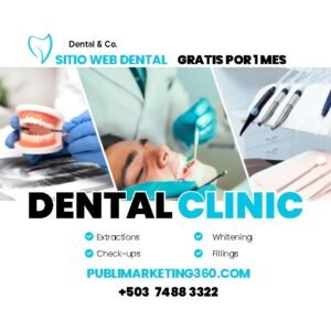 Diseño web dental gratuito – Sitio profesional por 1 mes para clínicas odontológicas